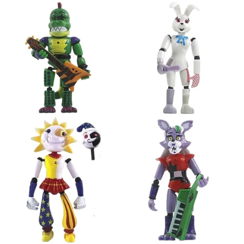 Набір ФНАФ Аніматроніки П'ять ночей з Фредді (розбірні), 14 см - FNAF