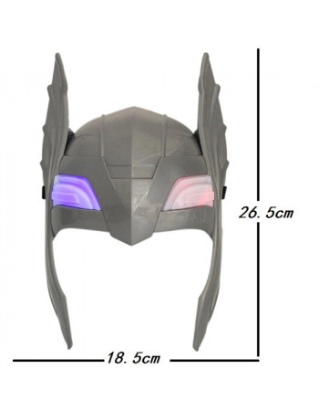 Костюм Тора, 2в1, маска що світиться, молот - Thor, set 2