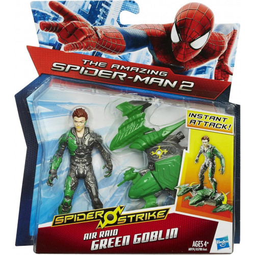 Фігурка Hasbro Зелений гоблін із к/ф Людина павук з аксесуарами, 10 см - Green Goblin, Spider Strike
