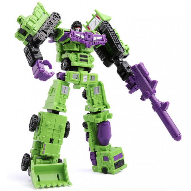 Робот-комбайнер трансформер Девастатор 6в1, 21 см - Transformer-Combiner, Devastator Робот-комбайнер трансформер Девастатор 6в1, 21 см - Transformer-Combiner, Devastator