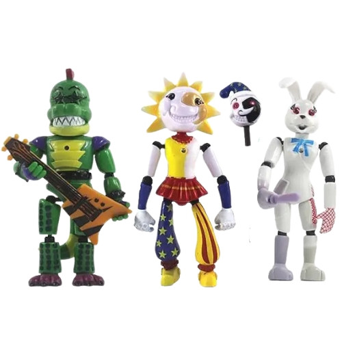 Набір ФНАФ Аніматроніки П'ять ночей з Фредді (розбірні), 14 см - FNAF