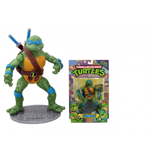 Класична іграшка Леонардо 'Черепашки Ніндзя' - Leonardo, TMNT1988, Playmates, 15СМ