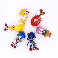 Набір Sonic Boom 18 шт Їжачок Супер Сонік 7 см — Sonic the Hedgehog