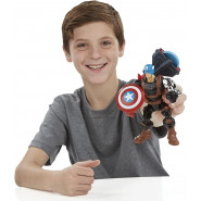 Розбірна фігурка Hasbro Зимовий Солдат + Капітан Америка, Машерс, Марвел 16 см - Marvel, Hero Mashers