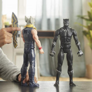 Іграшка Hasbro Чорна Пантера 30см Мстителі - Black Panther, Titan Hero Series Blast Gear, Aventgers (E788)