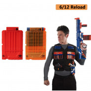 Напівпрозорий магазин для зброї NERF 6 стріл - Transparent arsenal for weapons NERF 6 arrows