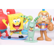 Набір фігурок Губка Боб, 12 шт, 8 см - Spongebob squarepants pack