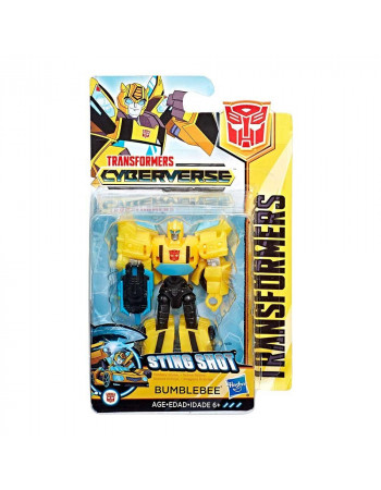 Трансформер Hasbro Бамблбі, Кібервсесвіт 10 см - Sting Shot Bumblebee, Cyberverse