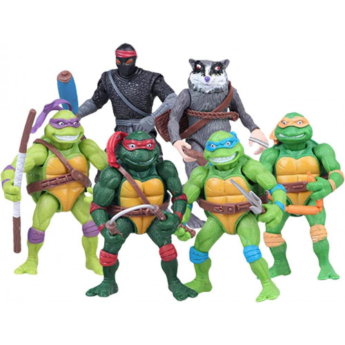 Набір фігурок 6шт м\ф 'Черепашки Ніндзя' - TMNT, 13CM