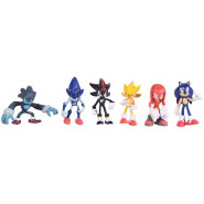 Набір фігурок з гри Їжак Супер Сонік 6в1, 7 см - Sonic the Hedgehog