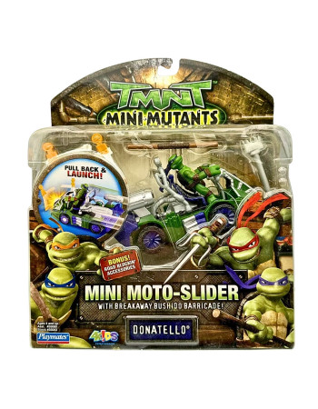 Набір міні-фігурок Донателло з мотоциклом - Mini Code-Runner With Donatello, 4Kids, Playmates