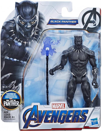 Фігурка Hasbro Чорна Пантера з 'Месники: Фінал' 15 см - Black Panther, Marvel, Avengers: Endgame
