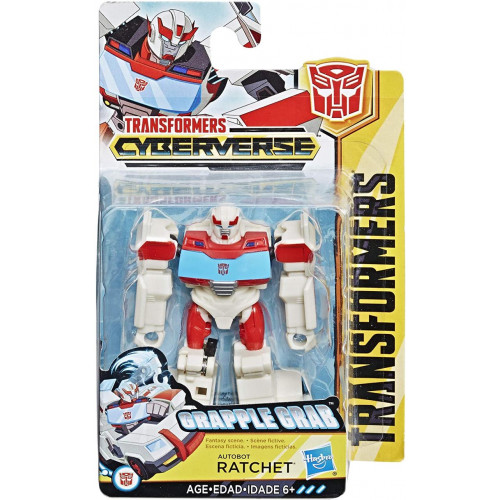 Робот-трансформер Hasbro Ретчет, кібервсесвіт, 10 см - Transformers Cyberverse Grapple Grab