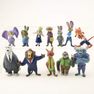 Набір фігурок 12в1 Зоотрополіс (Звірополіс) 4-7 см - Zootopia