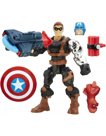 Розбірна фігурка Hasbro Зимовий Солдат + Капітан Америка, Машерс, Марвел 16 см - Marvel, Hero Mashers