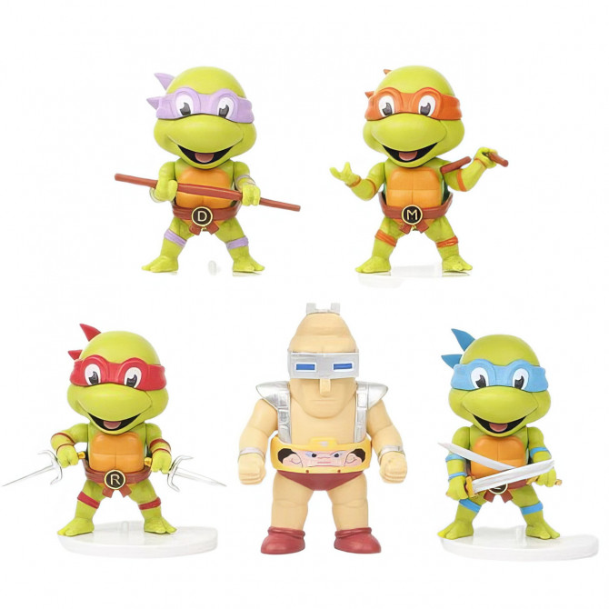 Набір міні-фігурок Черепашки-ніндзя 5в1, 8-10 см - TMNT