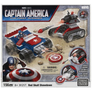 Конструктор 156 дет. Капітан Америка проти Червоного Черепа - Captain America Red vs Skull, Mega Bloks