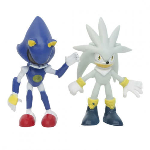 Набір фігурок 12в1 Їжачок Супер Сонік, 5 см - Sonic The Hedgehog