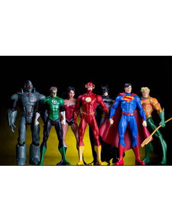 Фігурки супергероїв 7в1 'Ліга Справедливості' - Superheroes from Justice League, DC Comics