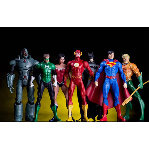 Фігурки супергероїв 7в1 'Ліга Справедливості' - Superheroes from Justice League, DC Comics