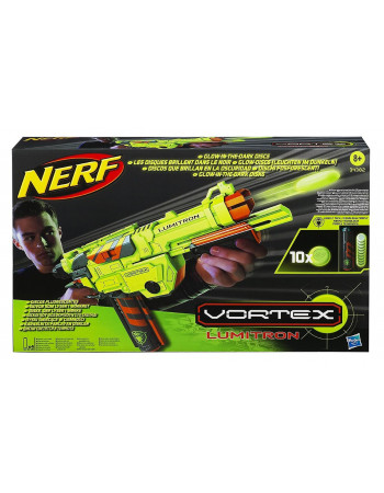 Пістолет-бластер з кулями що світяться — Vortex Lumitron, Nerf, Hasbro