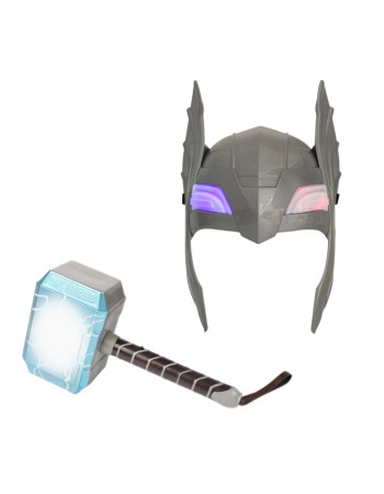 Костюм Тора, 2в1, маска що світиться, молот - Thor, set 2