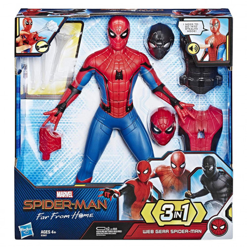 Велика іграшка Hasbro Людина-Павук з бронею і зброєю 35 см - Spider-Man Web Gear, Deluxe