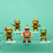 Набір міні-фігурок Черепашки-ніндзя 5в1, 8-10 см - TMNT