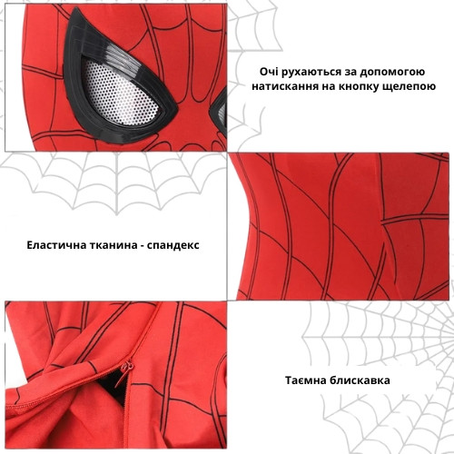 Інтерактивна маска Людина Павук з блимаючими очима - Spiderman