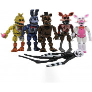 Набір розбірних фігурок П'ять ночей з Фредді, 6в1, 14 см - Five Nights at freddy's