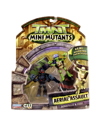 Набір міні-фігурок Фут та Донателло - Foot and Donatello, 4Kids, Playmates