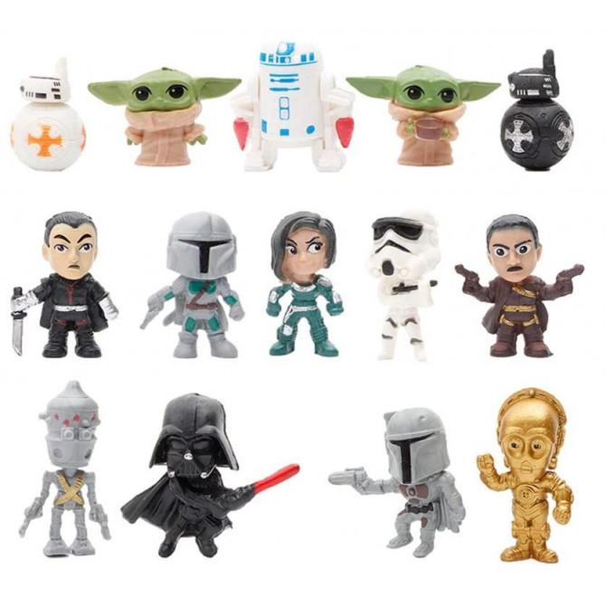 Набір фігурок Зоряні війни 14в1, 4 см - Star Wars