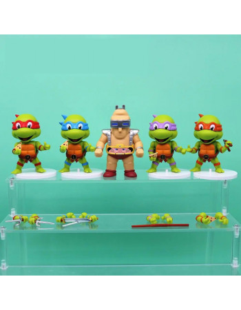 Набір міні-фігурок Черепашки-ніндзя 5в1, 8-10 см - TMNT