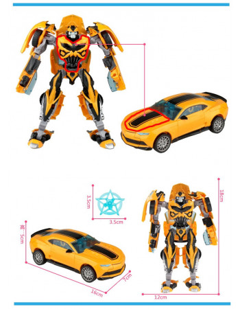 Трансформер Бамблбі Трансформери 4 18СМ - Bumblebee, TF4, Deformation, KuBianBao