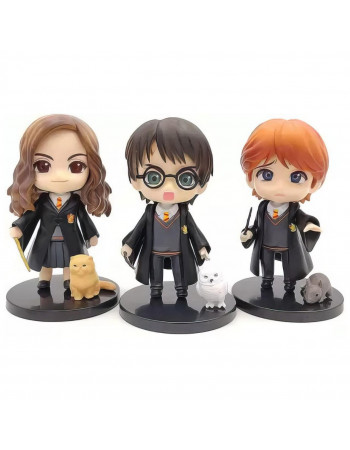 Набір фігурок Гаррі Поттер Гріфіндор 3в1 10 см: Рон, Герміона - Gryffindor, Harry Potter, Ron, Hermione