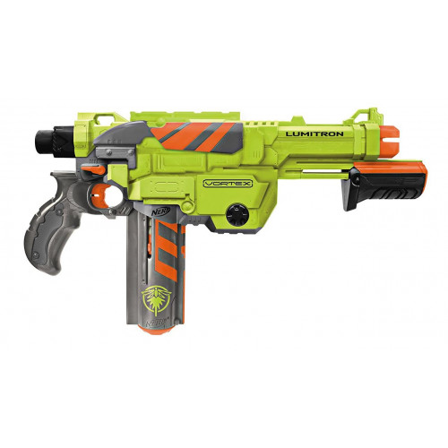 Пістолет-бластер з кулями що світяться — Vortex Lumitron, Nerf, Hasbro