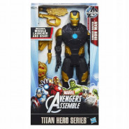 Іграшка Hasbro Залізна людина в чорній броні 30 см Месники - Black Iron Man, Titan Hero, Avengers (A6756)
