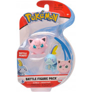Набір бойових фігурок Покемон Соббл, Джіггліпуф - Pokémon, Sobble, Jigglypuff, Battle figure pack