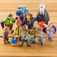 Набір фігурок 12в1 Зоотрополіс (Звірополіс) 4-7 см - Zootopia