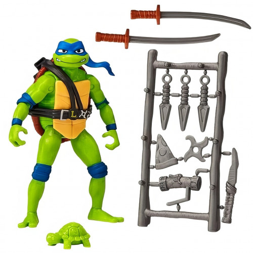 Фігурка Playmates Леонардо з м\ф Черепашки ніндзя Погром мутантів, 12 см - TMNT, Nickelodeon