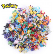 Набір міні - фігурок Покемон 144 шт з Аніме, коміксів, гри Pokemon GO: Пікачу, Іві, Мьюту, Бульбазавр, 2-3см