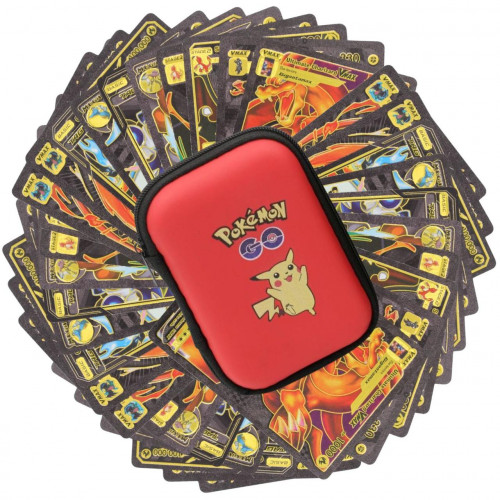 Набір Покемон картки: 55 карт, бокс для карт покемонів - Pokemon cards