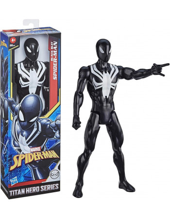 Іграшка-фігурка Hasbro, Людина-Павук Чорний Костюм Марвел, 30 см - Black Spider-Man, Marvel, Titan Hero Series