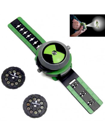 Проєкційний годинник Ben10 Omnitrix illuminator (30 персонажів) - Бен Тен Омнітрікс з проєктором