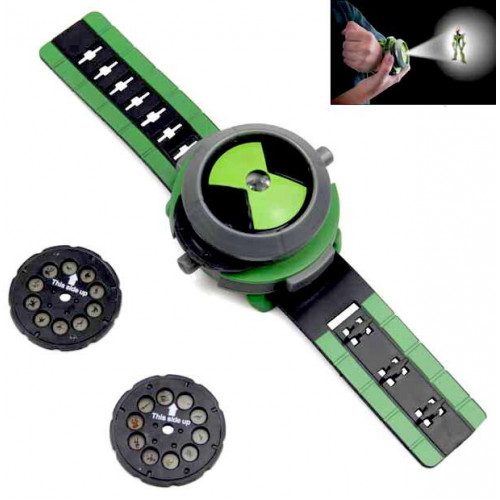 Проєкційний годинник Ben10 Omnitrix illuminator (30 персонажів) - Бен Тен Омнітрікс з проєктором