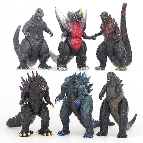 Набір фігурок 7в1 Годзілла проти Кінг-Конга, 7в1, 9 см - Godzilla vs King Kong, 7in1