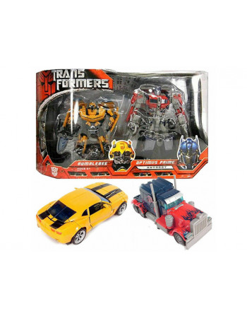 УЦІНКА - Набір 2в1 Бамблбі (Делюкс) + Оптімус (Вояджер) - BumblebeeOptimus Prime, TF1, Automorph, Hasbro