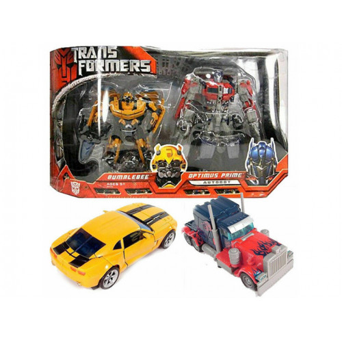 УЦІНКА - Набір 2в1 Бамблбі (Делюкс) + Оптімус (Вояджер) - BumblebeeOptimus Prime, TF1, Automorph, Hasbro