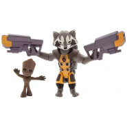 Набір фігурок 2в1 Ракета та Грут з к/ф Вартові Галактики, 8 і 4 см - Disney, Marvel, Toybox, Rocket, Groot