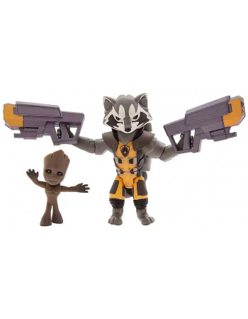 Набір фігурок 2в1 Ракета та Грут з к/ф Вартові Галактики, 8 і 4 см - Disney, Marvel, Toybox, Rocket, Groot